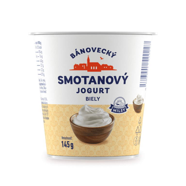 Smotanový jogurt biely